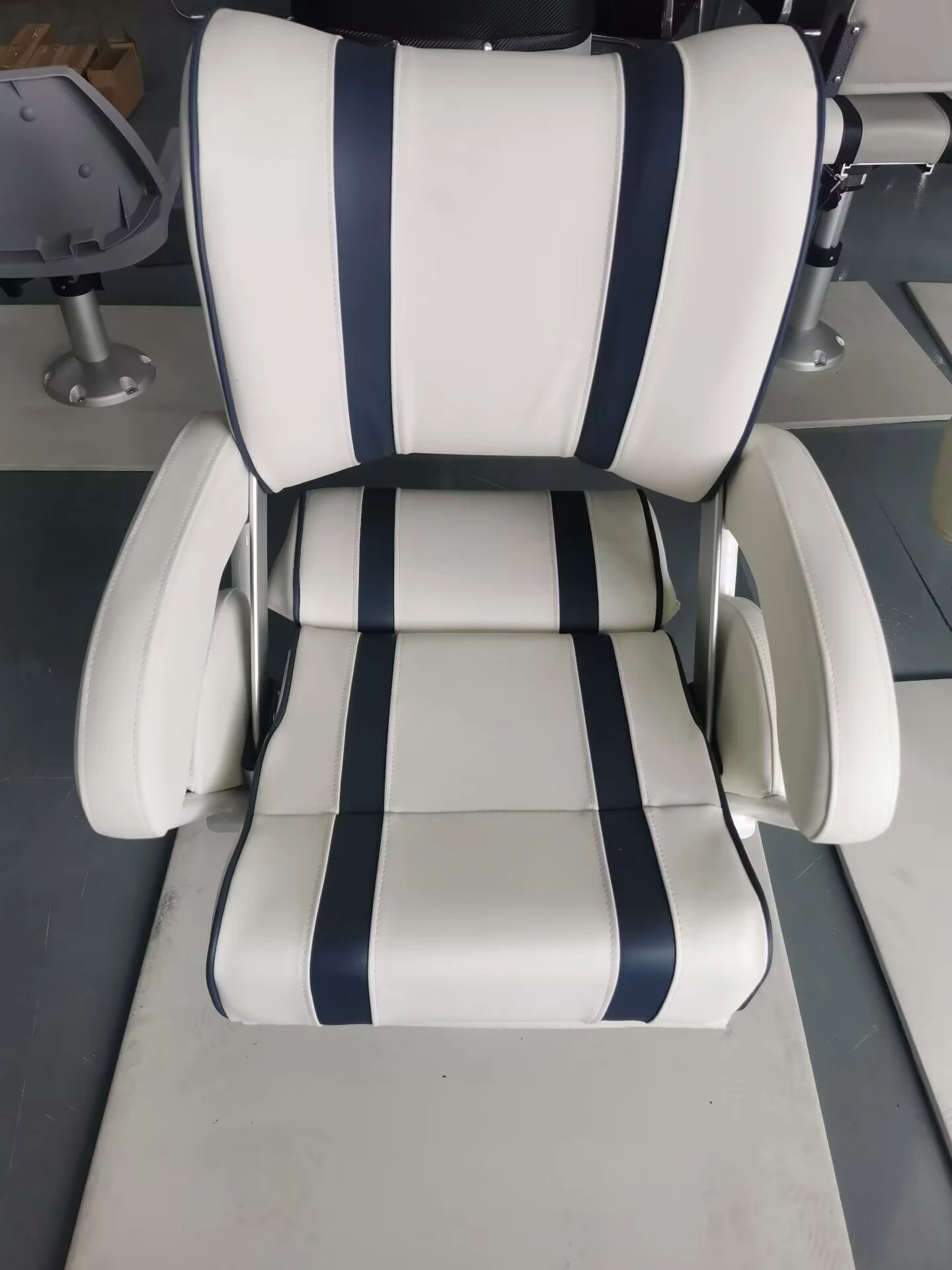 Boat Helm Seat With Flip Up Bolster Wholesale